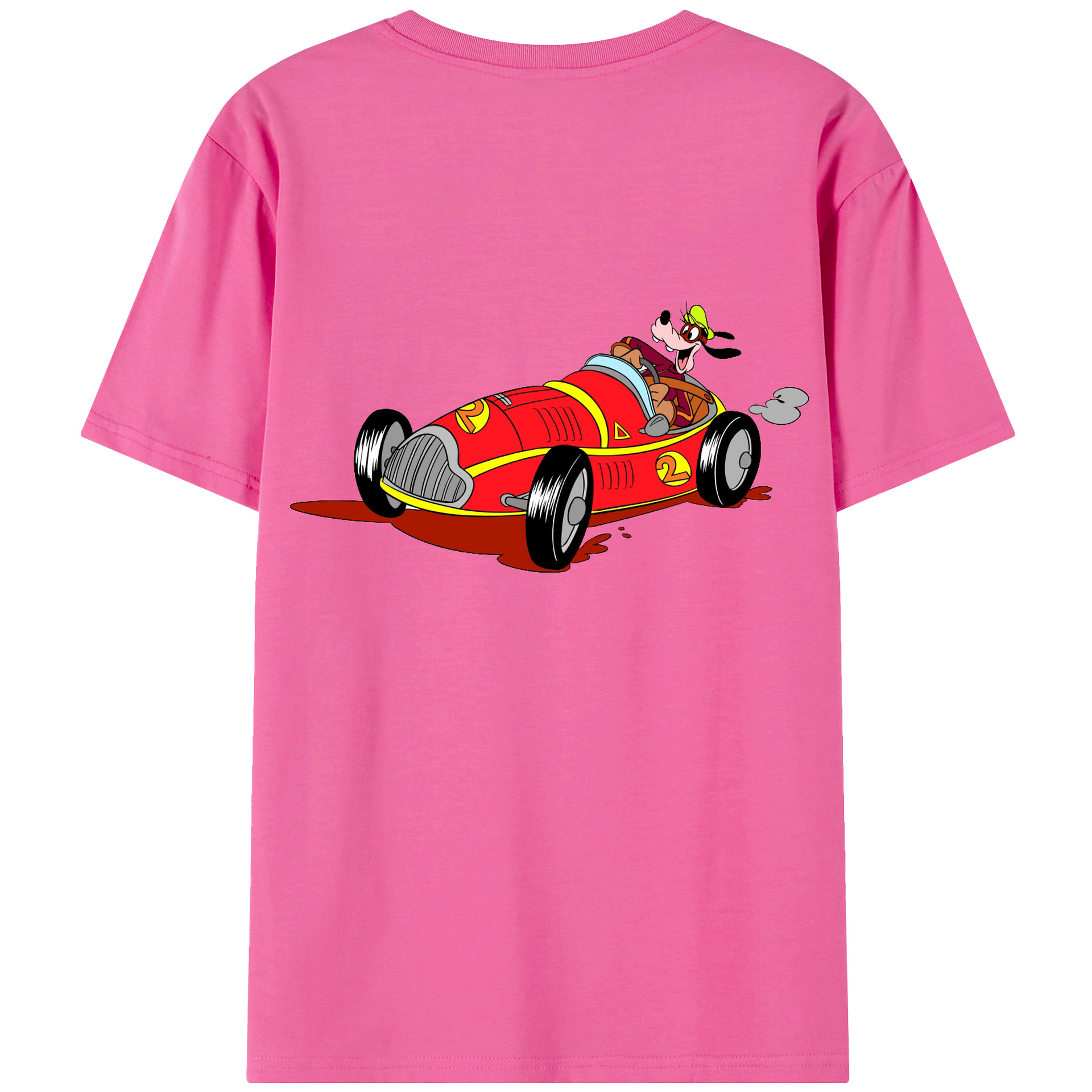 （画像用） ミッキーマウス Mickey Mouse レディース半袖Tシャツ(バックプリント)